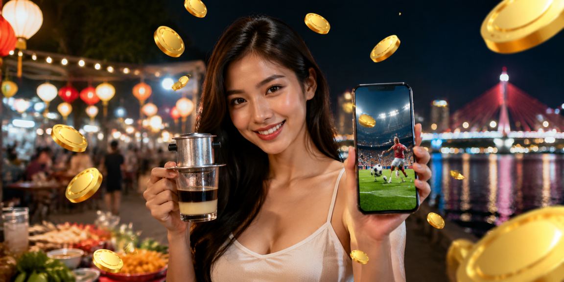 Nhóm bạn bè tại Đà Nẵng thảo luận về tỷ lệ kèo trong quán cà phê
