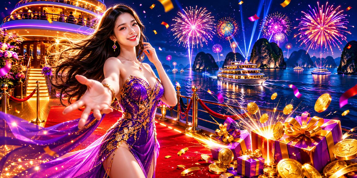 Khung cảnh casino trực tuyến tại Việt Nam với ánh đèn tím đẹp